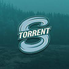 Torrent Logo which represents flowing water